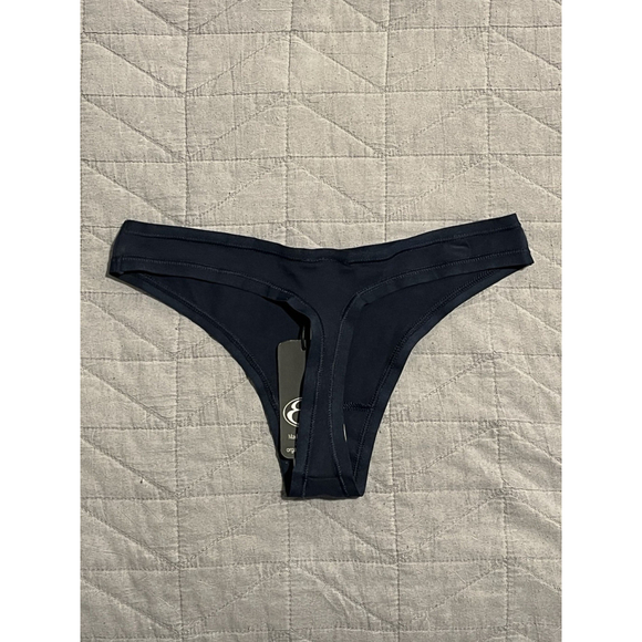Organic Basics Thong Panty Womens Small Black - Picture 7 of 9